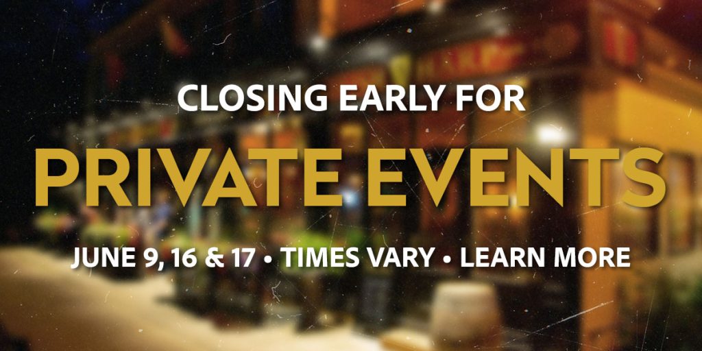 Closed For Private Event