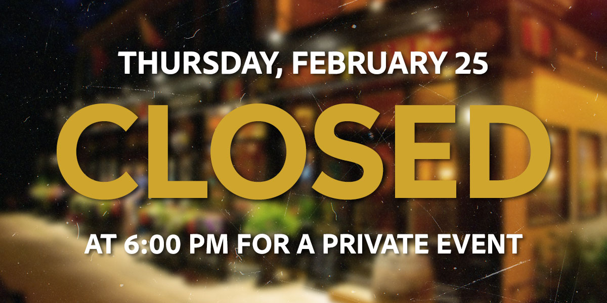 Closed Private Event